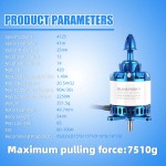 Original  SUNNYSKY X4125 420KV RC Plane Motor 7510g High Pulling RC Fixed Wing Toy Plane Airplane Power Unit High Quality Motor